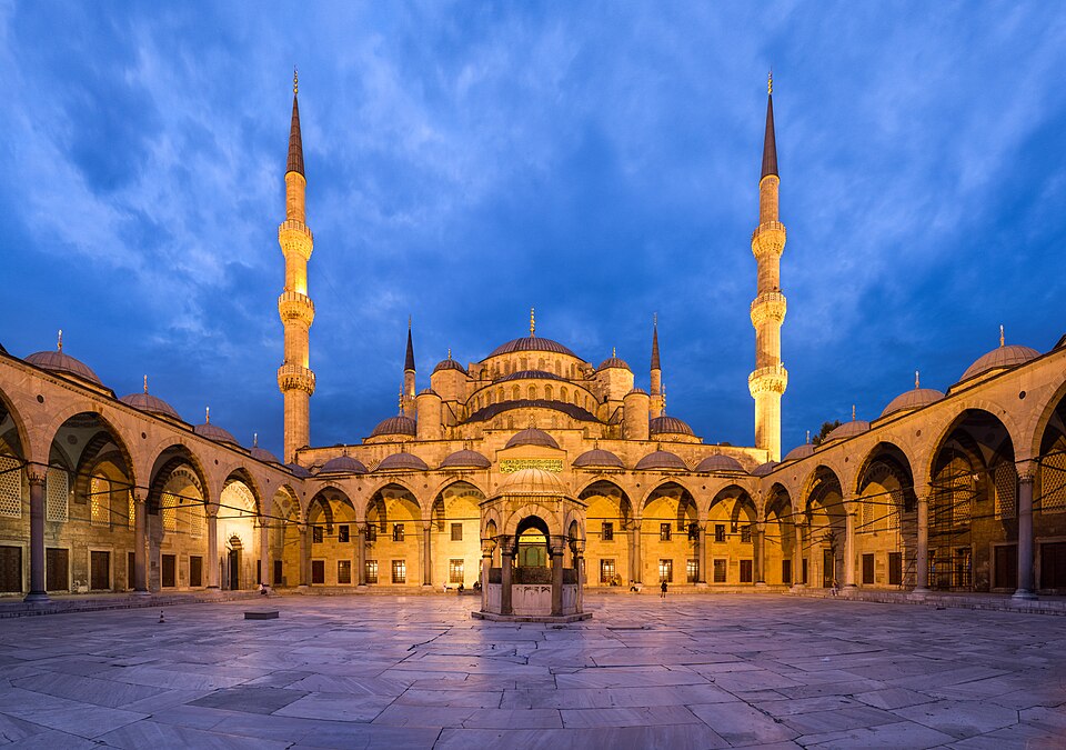 Historic mosque representing the spread of Islam